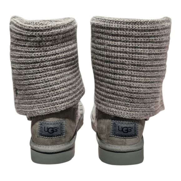 UGG Classic Cardy Knit Winter Boots Size 6 - Picture 5 of 9